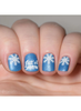 Let It Snow nail stamping plate. Available at www.lanternandwren.com.