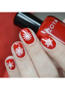 Let It Snow nail stamping plate. Available at www.lanternandwren.com.
