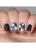 Uber Chic nail stamping plate, Floral Embrace. Available at www.lanternandwren.com.