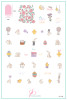 Clear Jelly Stamper Silly Bunny nail plate, available at www.lanternandwren.com. 