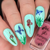 Clear Jelly Stamper Land of the Fairies nail plate, available at www.lanternandwren.com. 