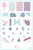 Clear Jelly Stamper Dainty Delights - Two nail stamp plate, available at www.lanternandwren.com. 
