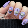 Abracadabra nail stamping plate by Clear Jelly Stamper, available at www.lanternandwren.com.