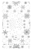 Frosty Flurries nail art plate by Clear Jelly Stamper, available at www.lanternandwren.com.