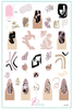 Modern Muse nail art plate by Clear Jelly Stamper, available at www.lanternandwren.com.