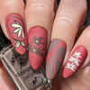 Modern Muse nail art plate by Clear Jelly Stamper, available at www.lanternandwren.com.