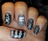 Uber Chic School is Cool mini nail stamping plate. www.lanternandwren.com