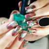 Hit the Bottle Spun Gold stamping polish, in the USA at www.lanternandwren.com. 