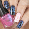 Hit the Bottle I'm Pinking of Blue nail stamping polish, in the USA on www.lanternandwren.com.