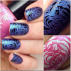 Hit the Bottle I'm Pinking of Blue nail stamping polish, in the USA on www.lanternandwren.com.