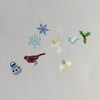 Clear Jelly Stamper Angelic Christmas Wonderland mini nail stamping plate, available in the USA at www.lanternandwren.com.