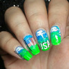 Clear Jelly Stamper USA nail stamping plate, available in the USA at www.lanternandwren.com.