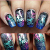 Clear Jelly Stamper USA nail stamping plate, available in the USA at www.lanternandwren.com.