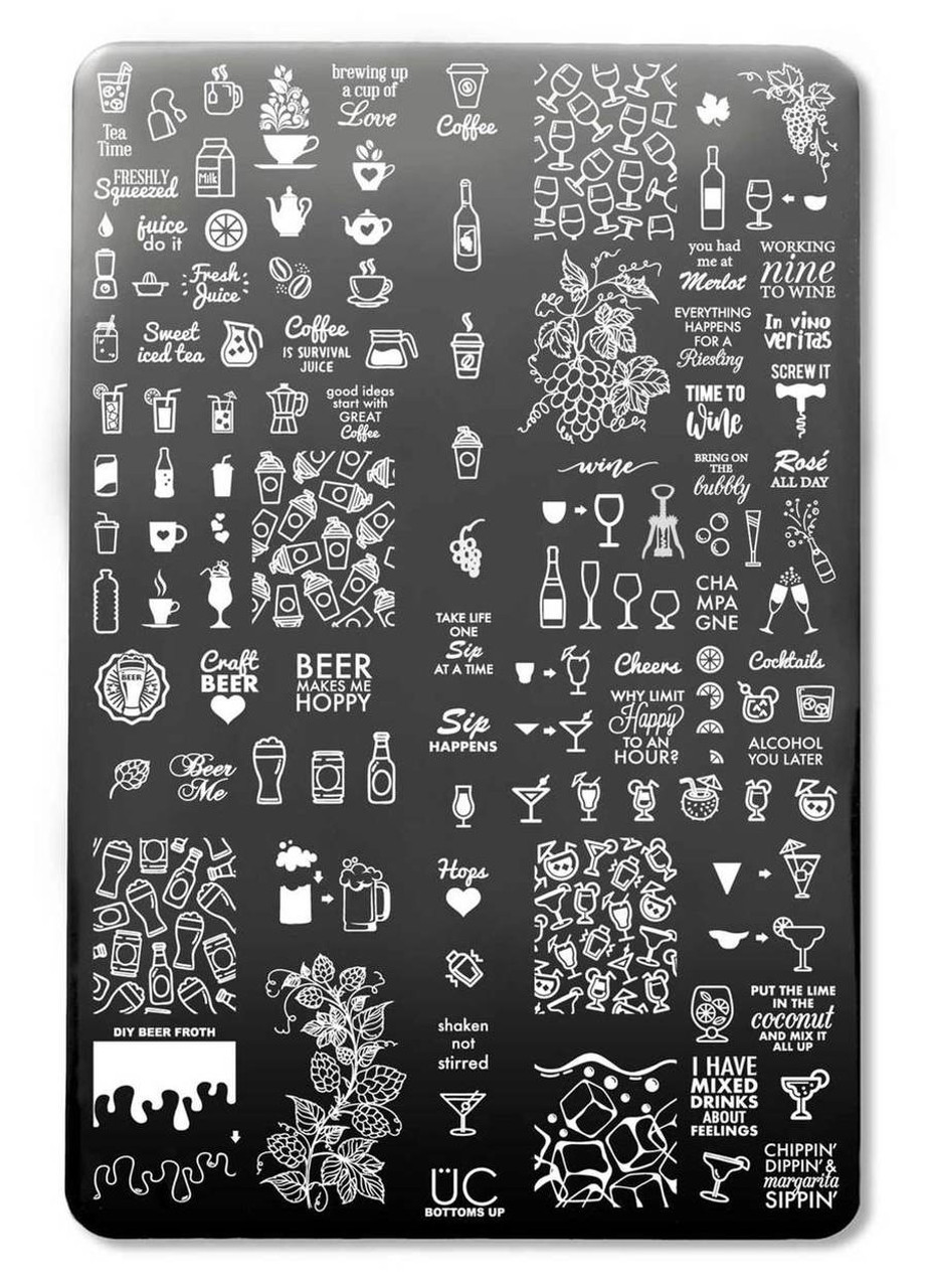 Mix Logo Nail Stamping Plates