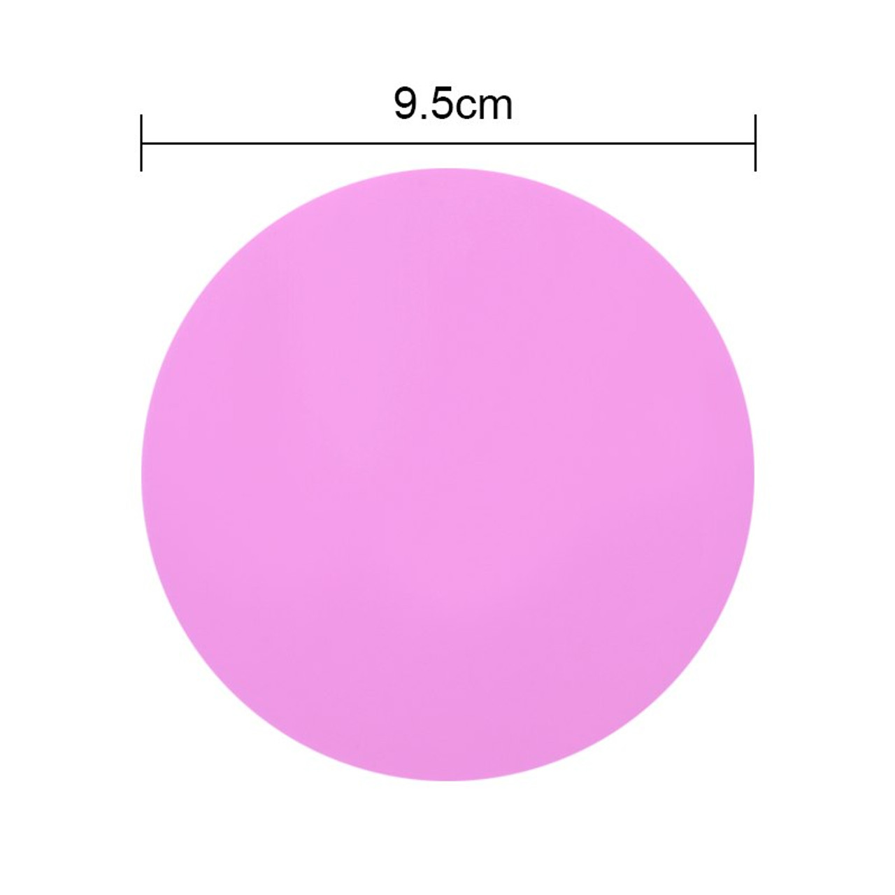 Pink Circular Silicone Mat for Nail Art. Available at www