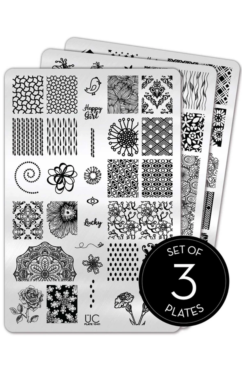 UberChic Nail Stamp Plates - Collection 18