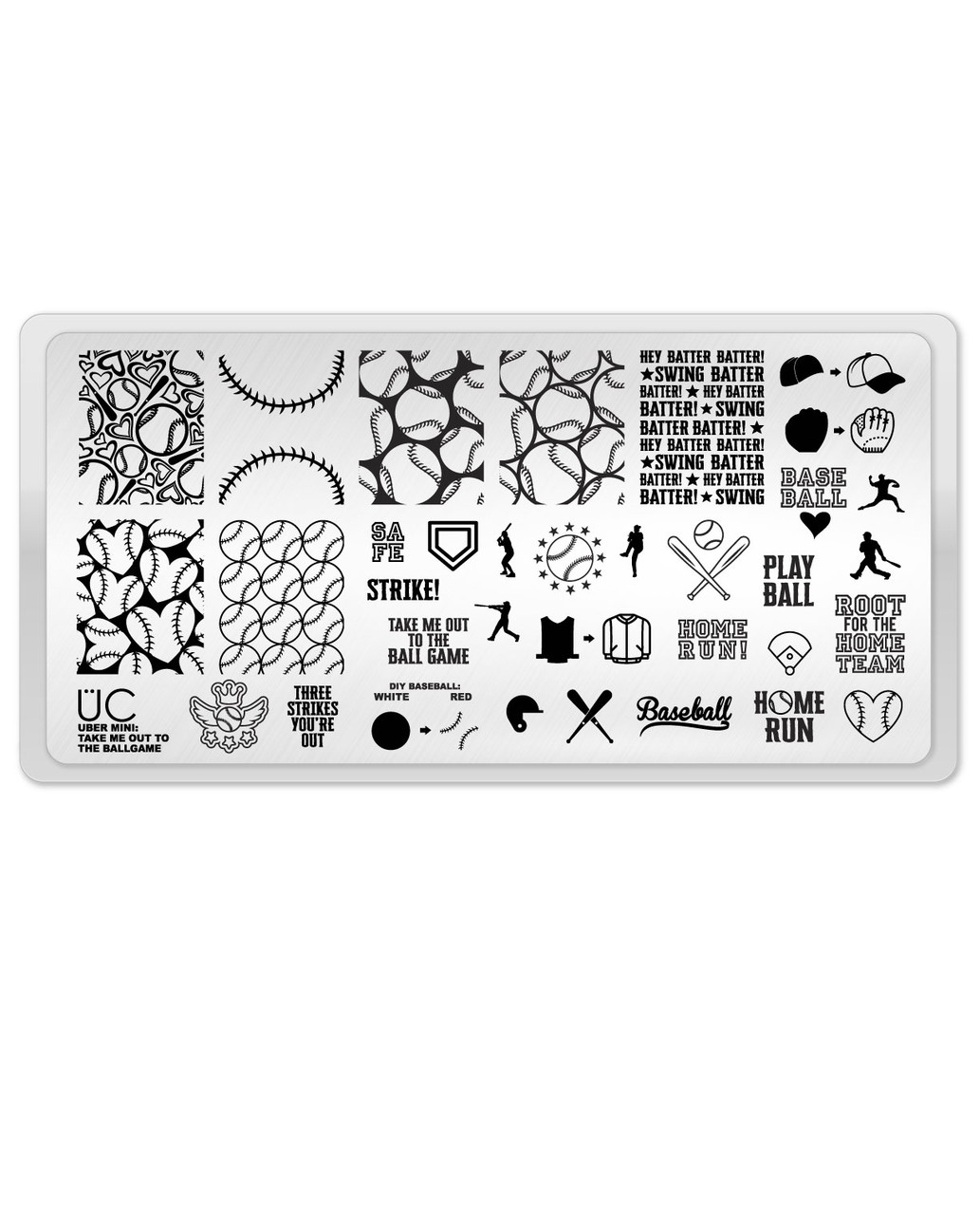 NAIL STAMPING Plate #A-01