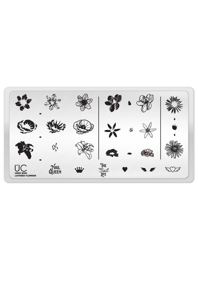 Buy Flowers Spring Nail Art Stamping Plate Nail Stamp for DIY Manicure Art  Nail Stamping Tool Stamping Plate Online in India - Etsy