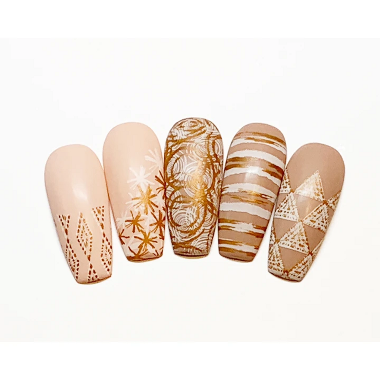 Textiles Series 2 nail art plate by Clear Jelly Stamper, available at ...