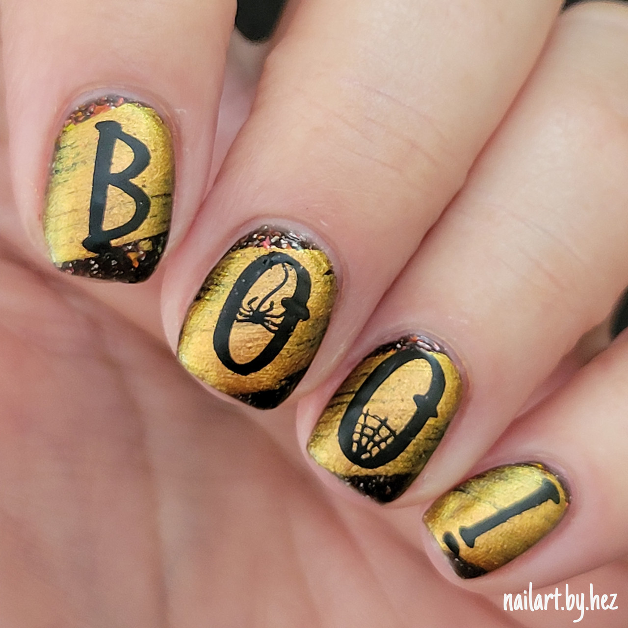 Moon's Out, Broom's Out Lantern & Wren nail stamp plate, available