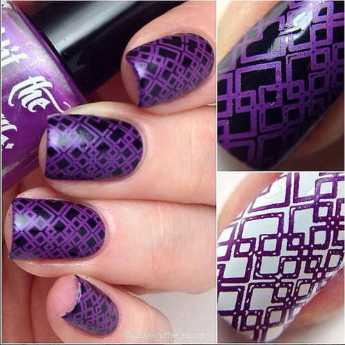 Call a Plumber, Hit the Bottle stamping nail polish. Available at www.lanternandwren.com.