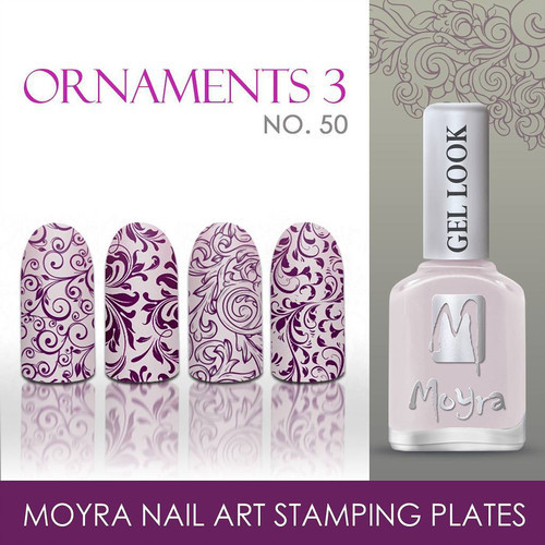 Moyra Ornaments 3 stamping plate, #50. Available at www.lanternandwren.com.