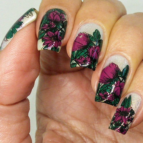 Moyra Step by Step stamping plate, #58. Available at www.lanternandwren.com.