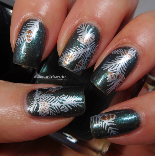 Happy Christmas - UberChic Nail Stamping Plate
