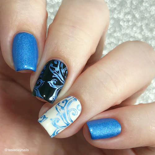 Jack Frosting stamping nail polish from Hit the Bottle!  Free USA shipping available.