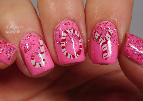 Joy to the World Christmas nail stamping plate by Lantern & Wren. Available exclusively at www.lanternandwren.com.