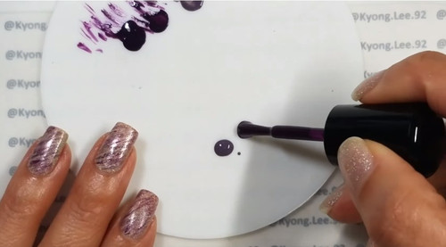 plateau en silicone nail art