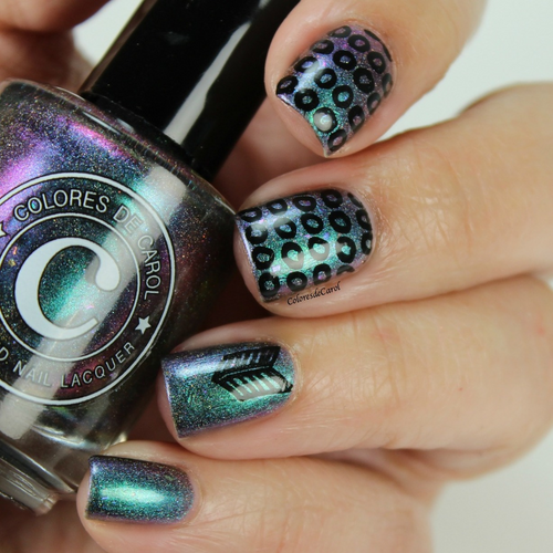 Cultural Harmony - UberChic Nail Stamping Plate, available at www.lanternandwren.com.