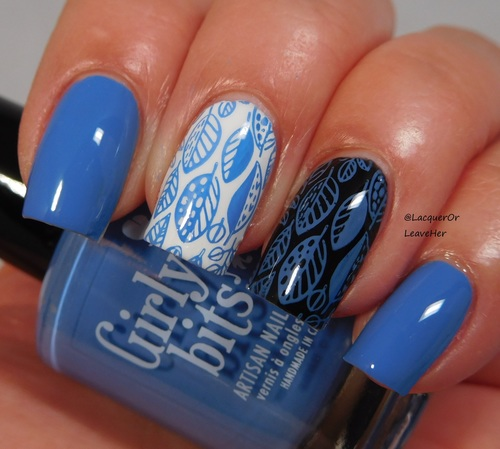 Forget Me? NOT! stamping polish, available in the USA exclusively at www.lanternandwren.com.