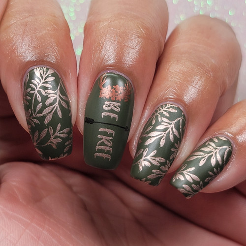 Better at the Cabin Lantern & Wren nail stamp plate, available at www.lanternandwren.com.