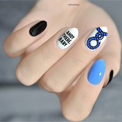 Nauti but Nice - UberChic Nail Stamping Plate