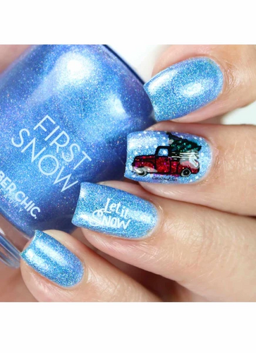 Jingle All The Way (Christmas-05) - UberChic Nail Stamping Plate