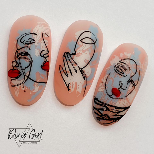 Face It mini stamping plate. Available in the USA at www.lanternandwren.com.