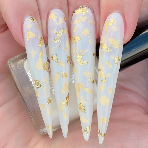 Polar Bear White Jelly Shot sheer nail polish. Available at www.lanternandwren.com.