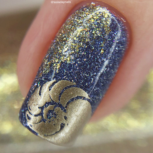 Come Visit Me Mini Nail Stamp Plate by Lantern & Wren, available at www.lanternandwren.com.