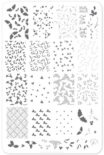 Basic Shapes-02 - Uber Mini Nail Stamping Plate *NEW* - Nail-Artisan UK