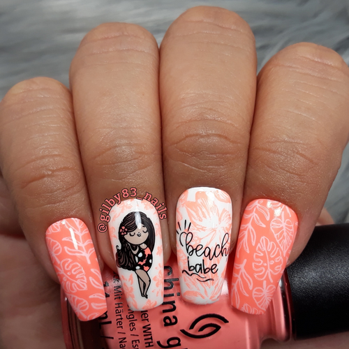 Make Waves Lantern & Wren nail stamp plate, available at www.lanternandwren.com.