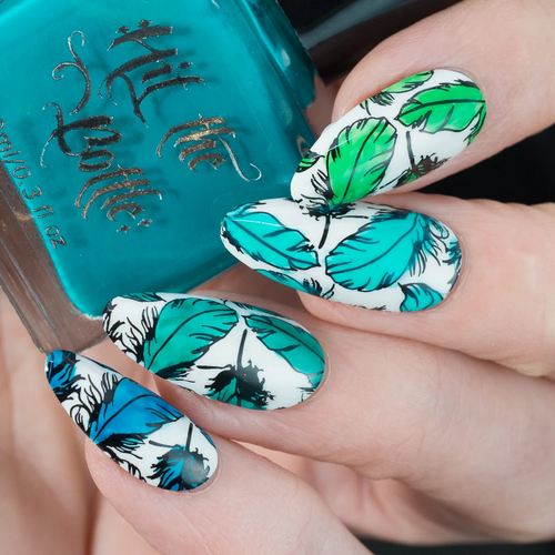 Hit the Bottle Mermaid Tail Jelly Shot nail polish. Available at www.lanternandwren.com.