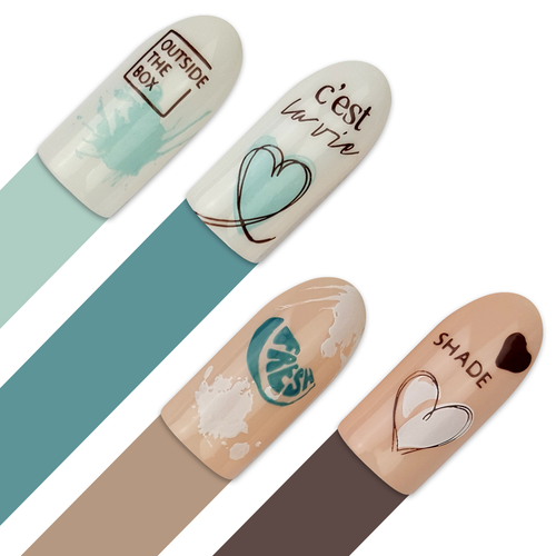 127 - ESQUISSE: SHADE - Moyra Stamping Plate