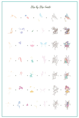 Clear Jelly Stamper Mystical nail stamp plate, available at www.lanternandwren.com. 