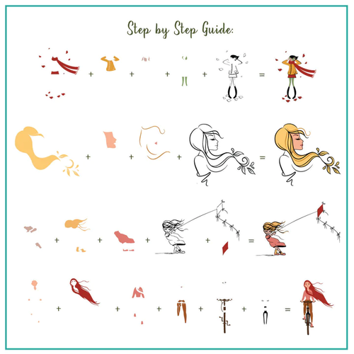 Fall Breeze nail stamping plate by Clear Jelly Stamper, available at www.lanternandwren.com.