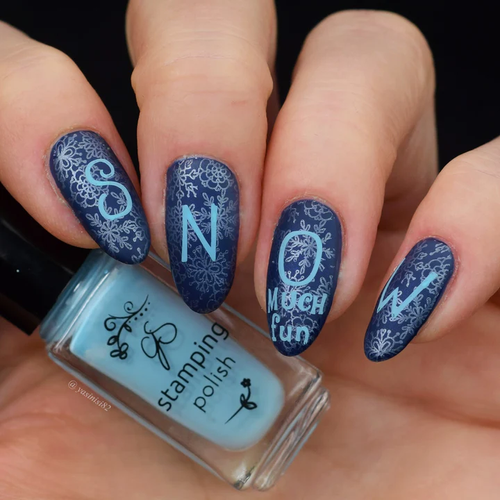 Alphabet - Jungle Boogie nail art plate by Clear Jelly Stamper, available at www.lanternandwren.com.