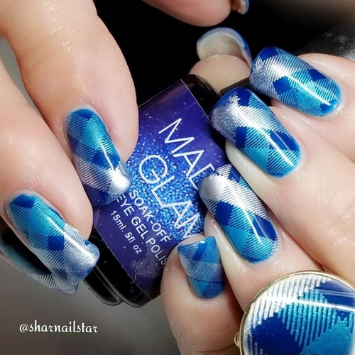 Hit the Bottle Sparkling Cyan-ide Stamping Polish, in the USA at www.lanternandwren.com