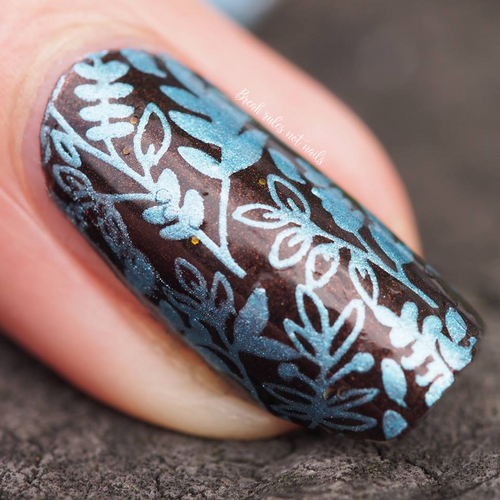 Hit the Bottle Poolparty Stamping Polish, get it in the USA at www.lanternandwren.com