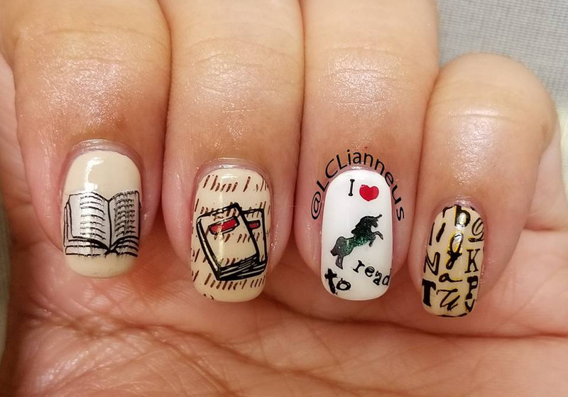 Notetaker Back to School Nail Stamping Plate