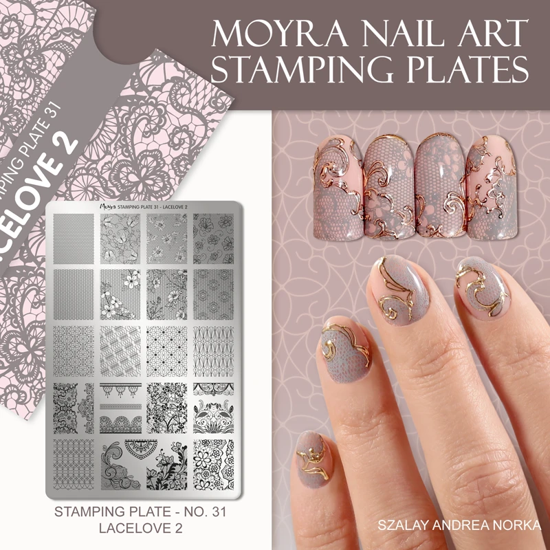31 Lacelove 2 Moyra Stamping Plate